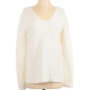 J Crew White Sweater